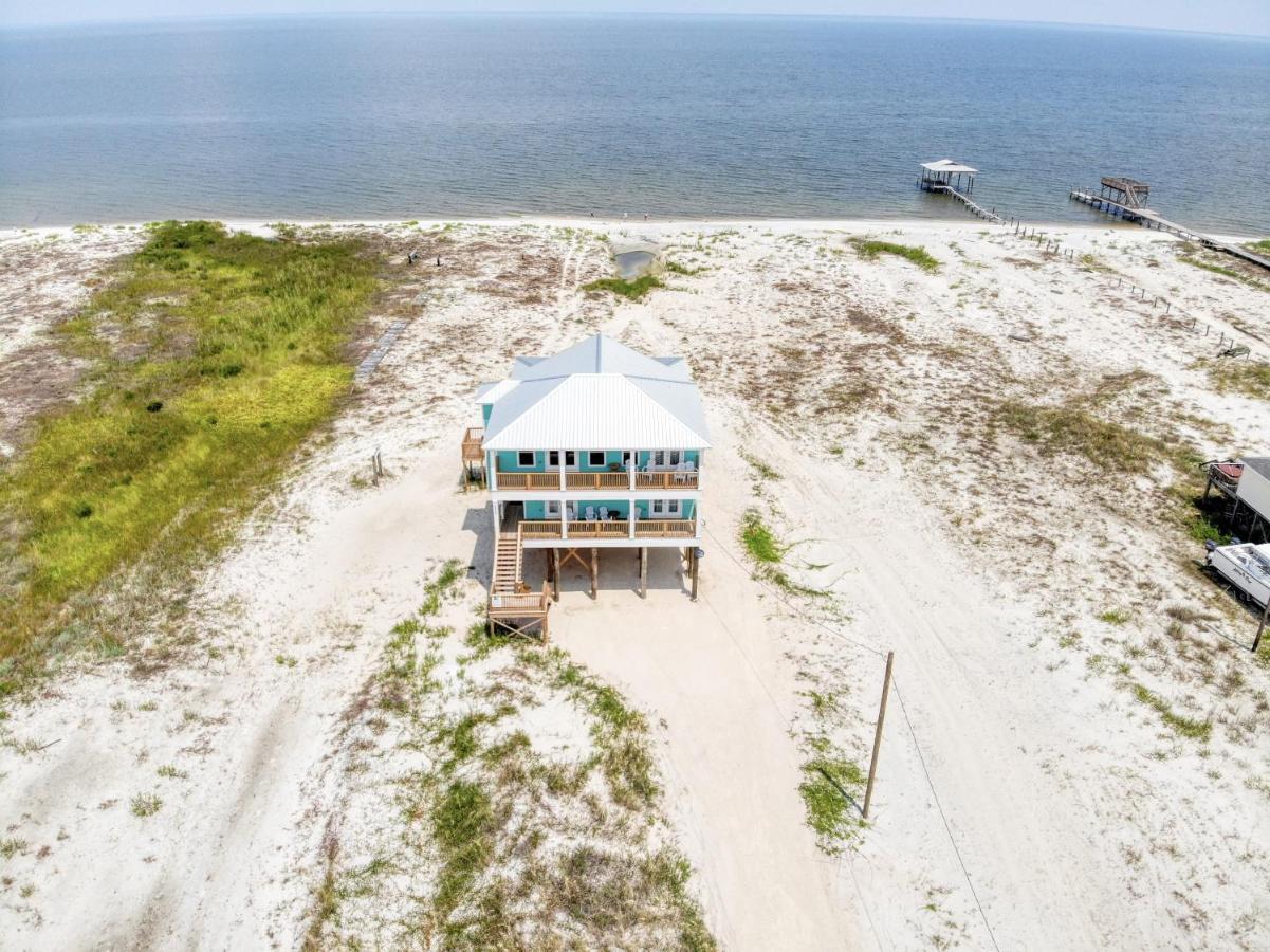 Salty Seahorse - Waterfront! Pet Friendly! Game Room, Pool Table, Beautiful Views - Room For The Whole Family Home Dauphin Island Exterior foto